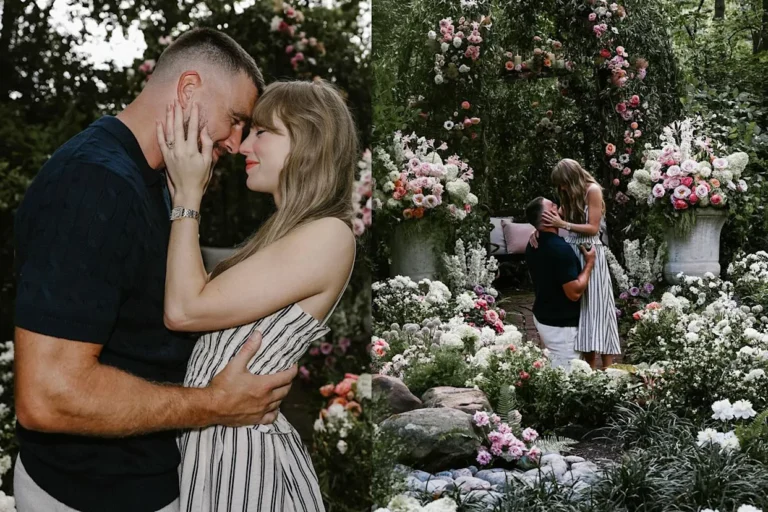 Taylor Swift Gets Engaged to Travis Kelce – engagement ring with romantic theme